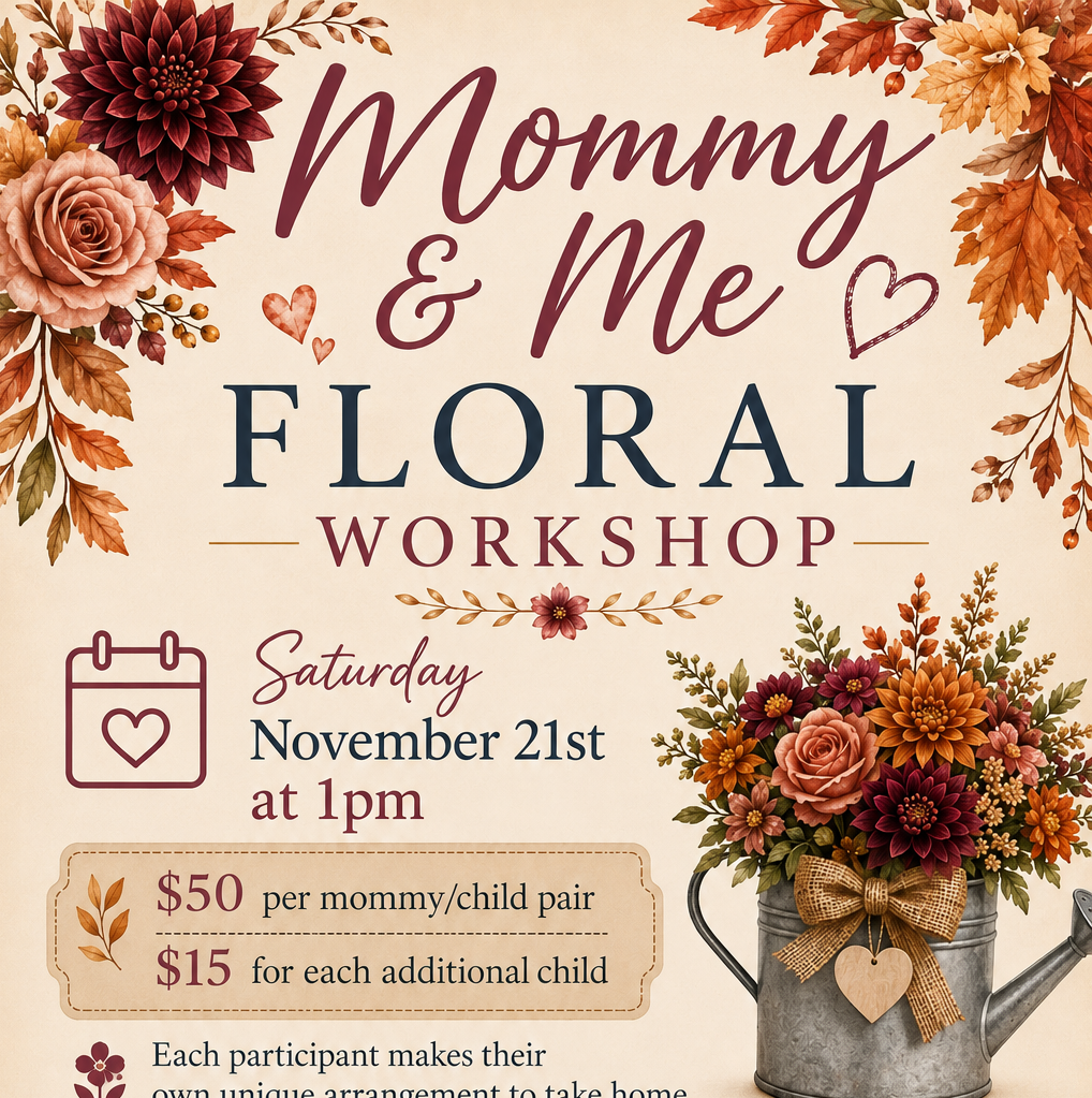 Mommy & Me Floral Workshop - logo